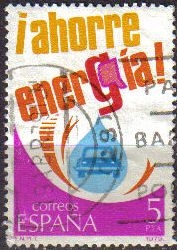 z vendido ESPAÑA 1979 2508 Sello Ahorro de Energía. Automóvil usado Espana Spain Espagne Spagna Spanje Spanien 
